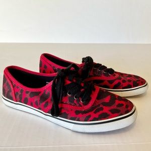Forever 21 leopard print canvas sneakers